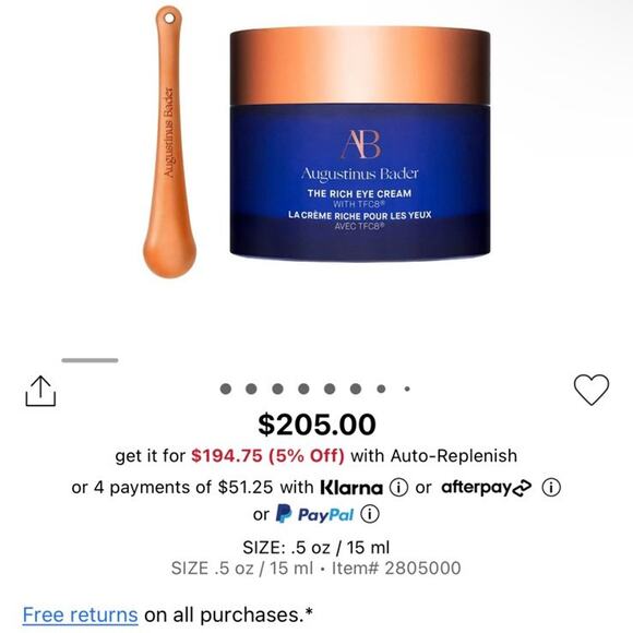 Brand New | Augustinus Bader The Rich Eye Cream 15ml | Sealed Box - Picture 2 of 4